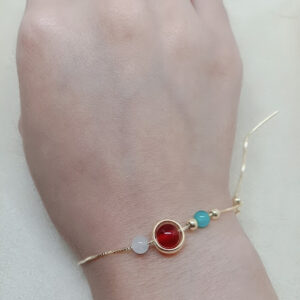 2020純銀手鍊-金-茉莉公主