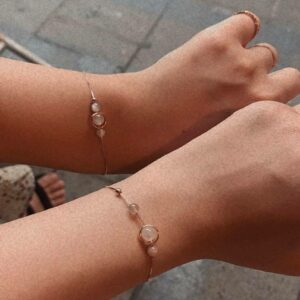 2020純銀玫瑰金手鍊-非常漂亮有氣質的小姐姐