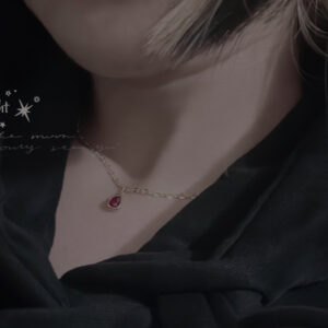 #1月#誕生石 #1月誕生石 #實戴照 #石榴石 #項鍊