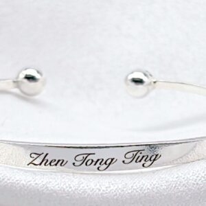 Name.sterling silver bracelet