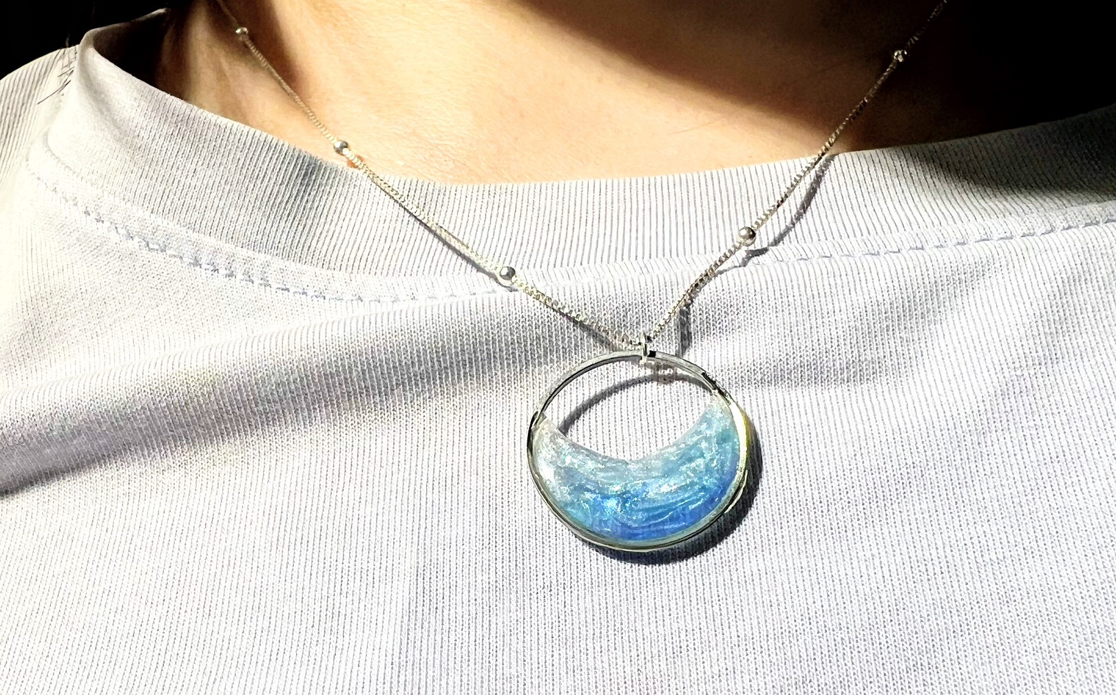 海洋夜晚實戴照