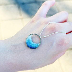 海洋系列 | 藍 | 潮汐.靜謐之海 925純銀項鍊