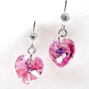 愛心 施華洛 水晶 鑽